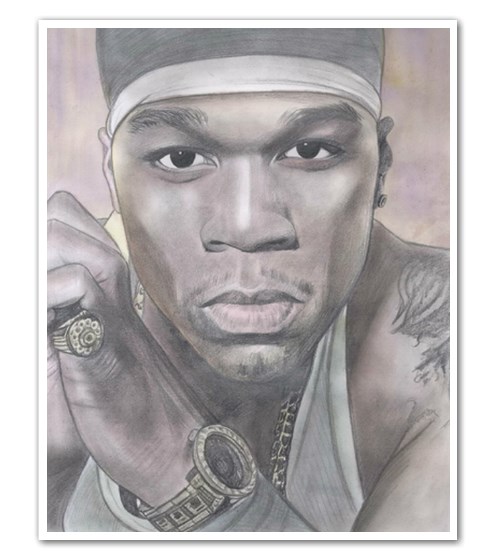 50 Cent DaVinci Sketch Limited Editions - myDaVinci.com