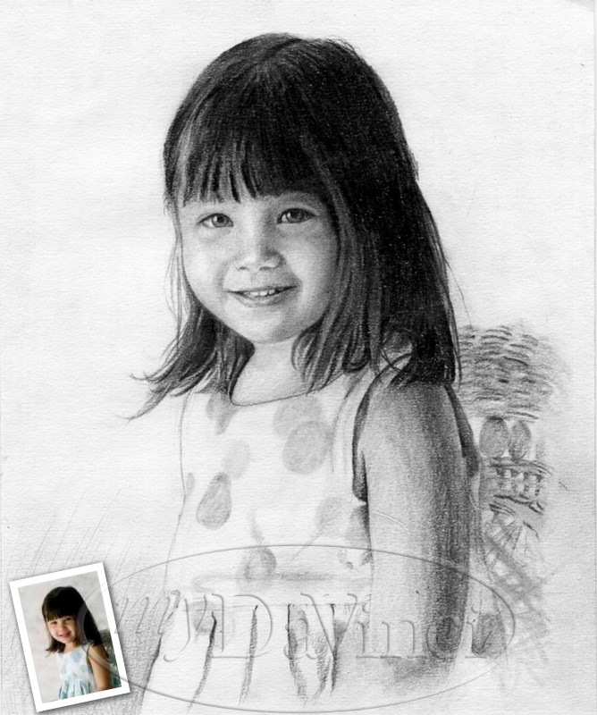 Hand Drawn Pencil Sketch from Photo | Pencil Portrait Drawing | Sketch