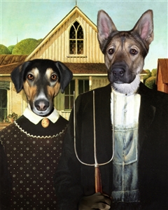 American Gothic from Photos - myDaVinci.com