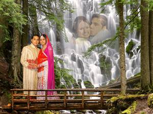 Waterfall Romance Fantasy from Photos