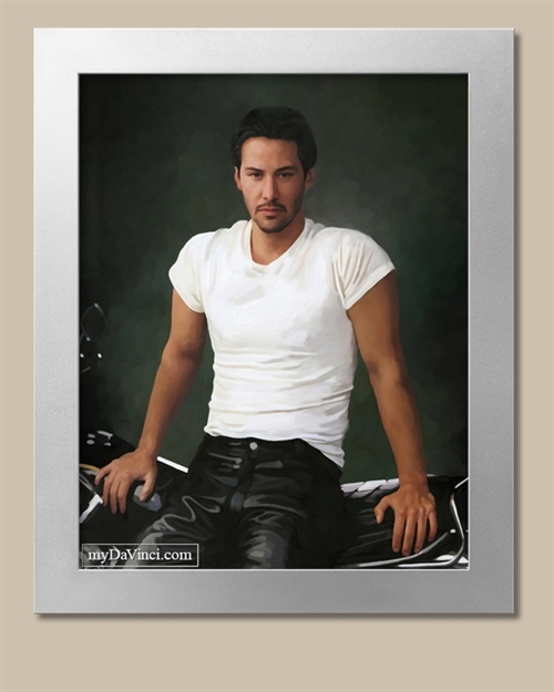 keanu reeves oil painting