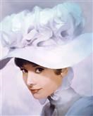 Audrey Hepburn Oil Painting Giclee