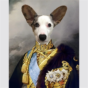 The Empire Custom Pet Portrait Personalised Renaissance 