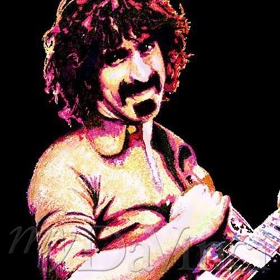 Frank Zappa Caricature Poster