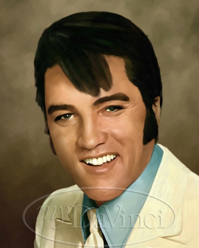 Elvis Presley Oil Painting Giclee