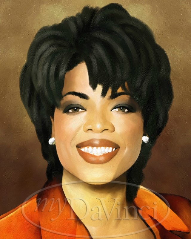 Oprah Winfrey Oil Painting Giclee