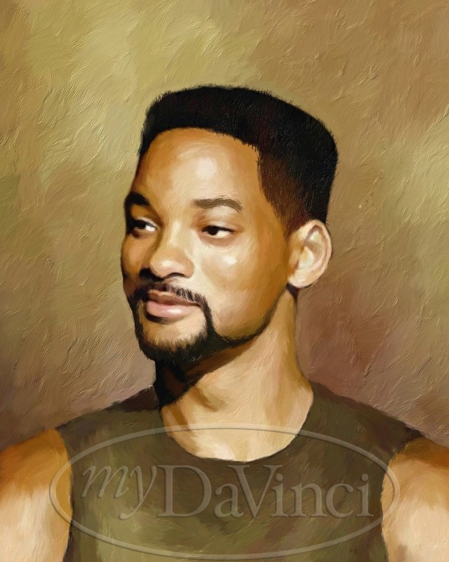 Will Smith Oil Painting Giclee