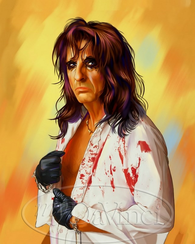 Alice cooper рисунок