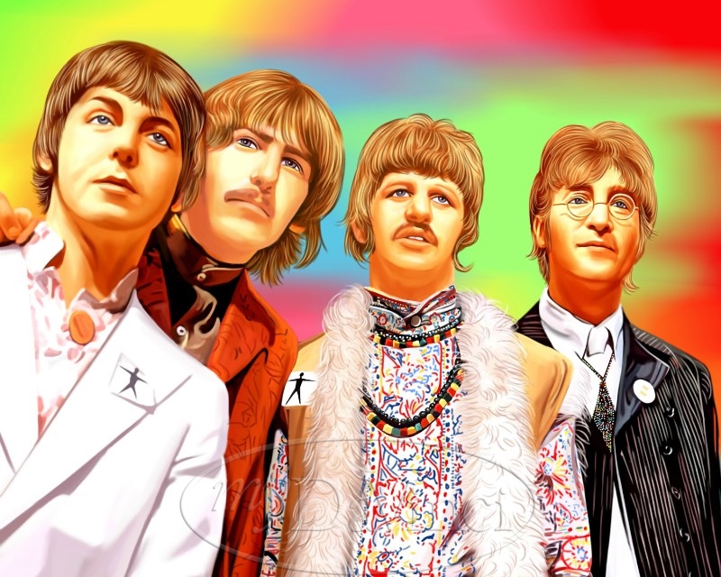 The Beatles Pop Art Print