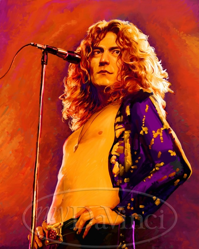 Robert Plant Pop Art Print