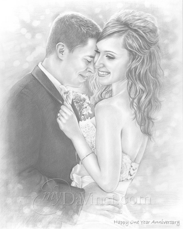 Hand Drawn Pencil Portraits From Photos Pencil Portrait Drawing Pencil Sketch Artists