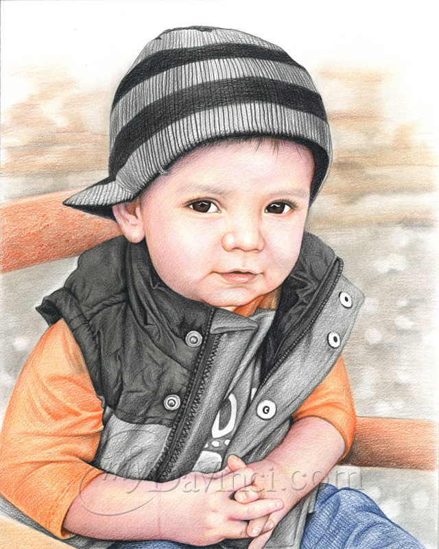 Color Pencil Drawing & Coloring For Children